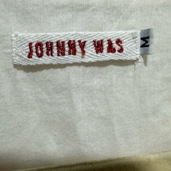 Johnny Was off white Lace 100% Cotton Eyelet Blazer Elegant Floral Design Size M - Picture 4 of 5